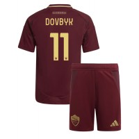 Koszulka piłkarska AS Roma Artem Dovbyk #11 Strój Domowy dla dzieci 2024-25 tanio Krótki Rękaw (+ Krótkie spodenki)